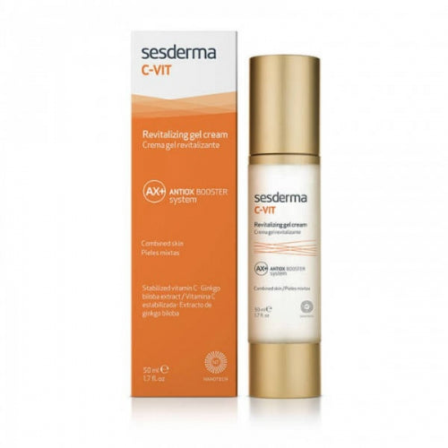 Sesderma c-vit gaivinamasis veido gelinis kremas, 50 ml - NudeMoon