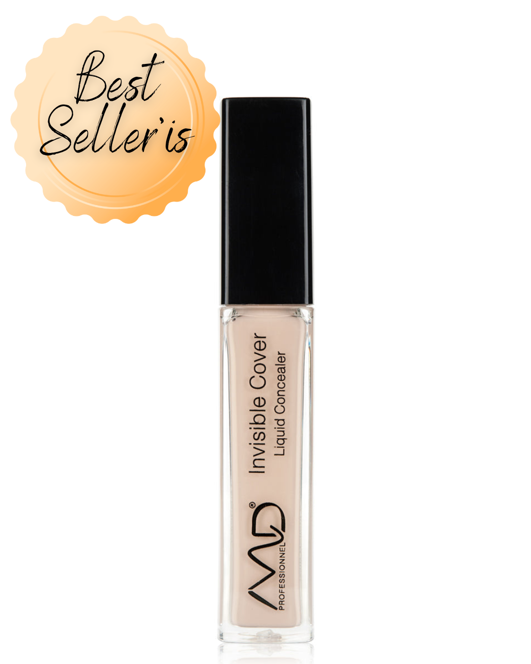 MD PROFESSIONNEL skystas maskuoklis INVISIBLE COVER, 8 ml, įv. spalvų