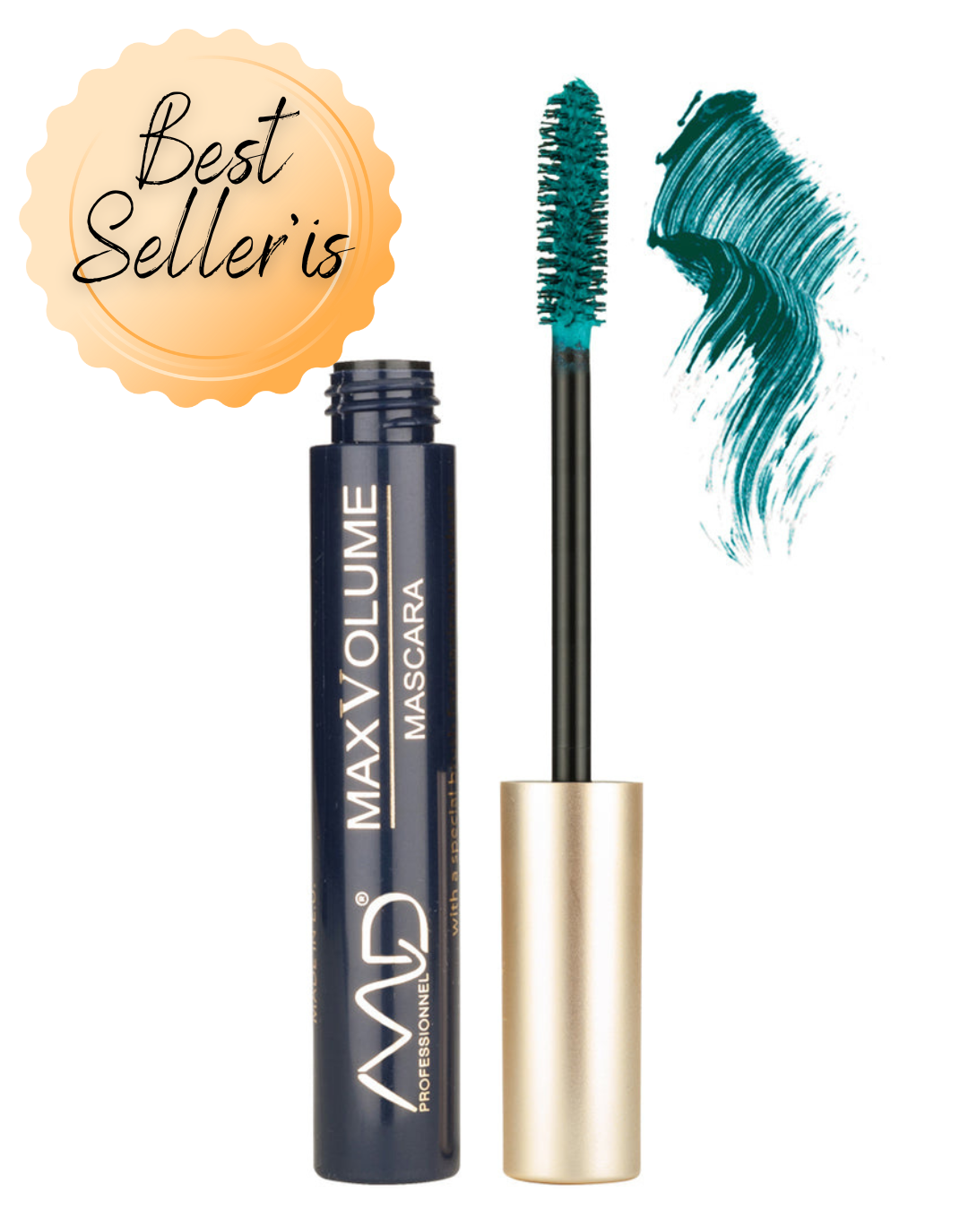 MD PROFESSIONNEL blakstienų tušas MAX VOLUME, 10 ml, įv. spalvų