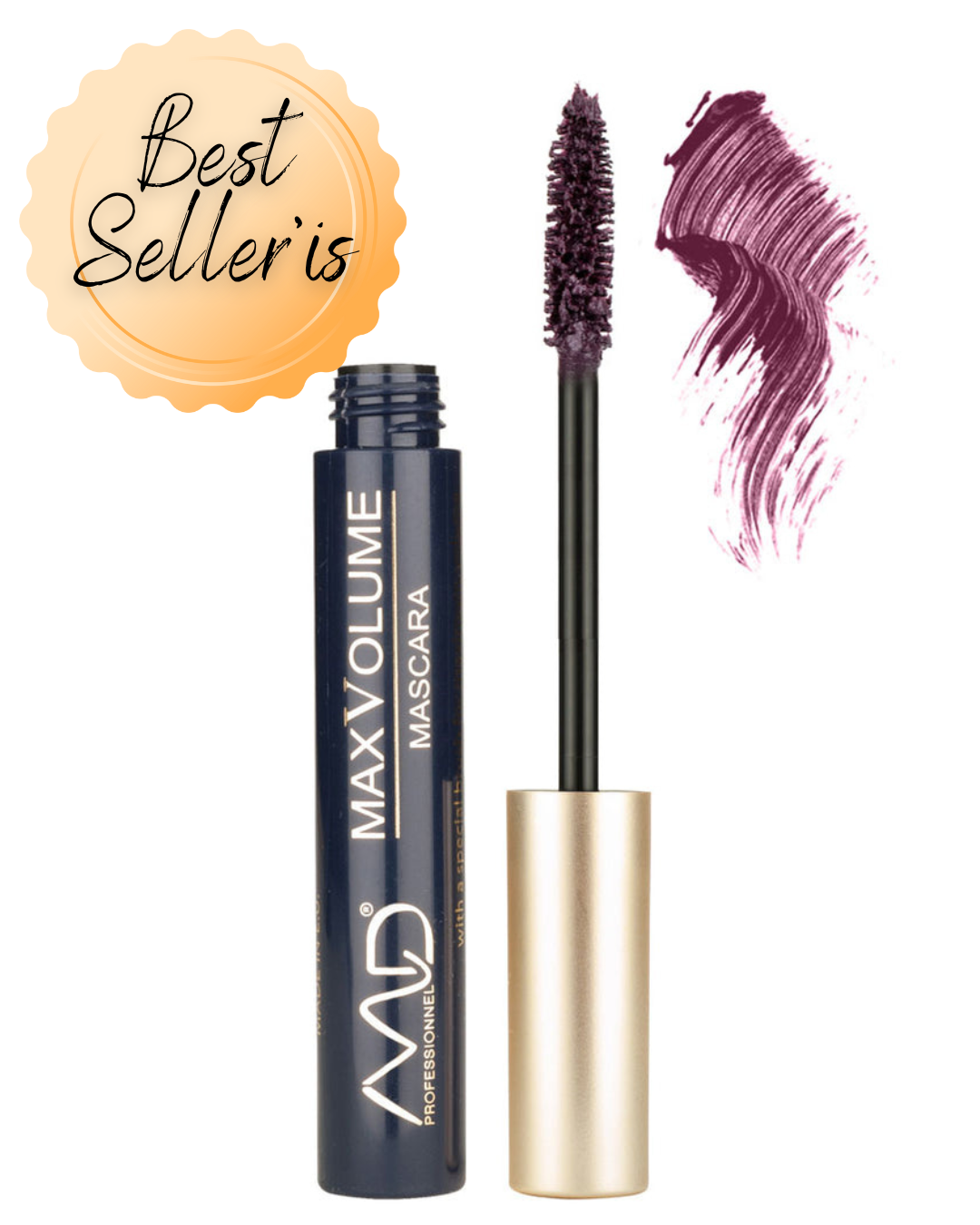 MD PROFESSIONNEL blakstienų tušas MAX VOLUME, 10 ml, įv. spalvų