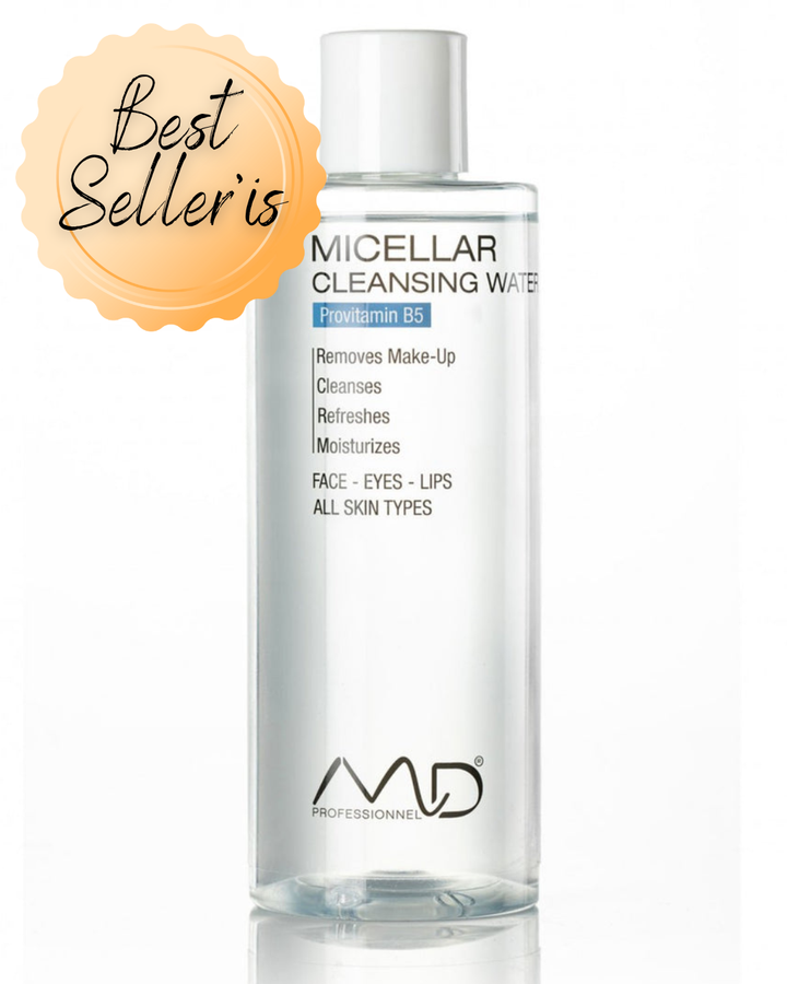 MD PROFESSIONNEL micelinis valomasis vanduo (makiažo valiklis), 100 ml/400 ml