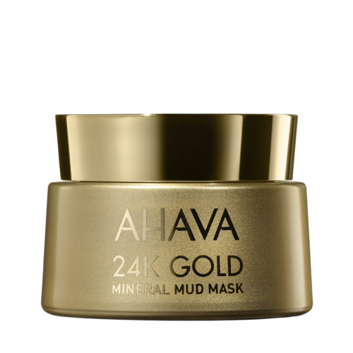 AHAVA MINERAL MUD 24K aukso mineralinė purvo kaukė, 50 ml - NudeMoon