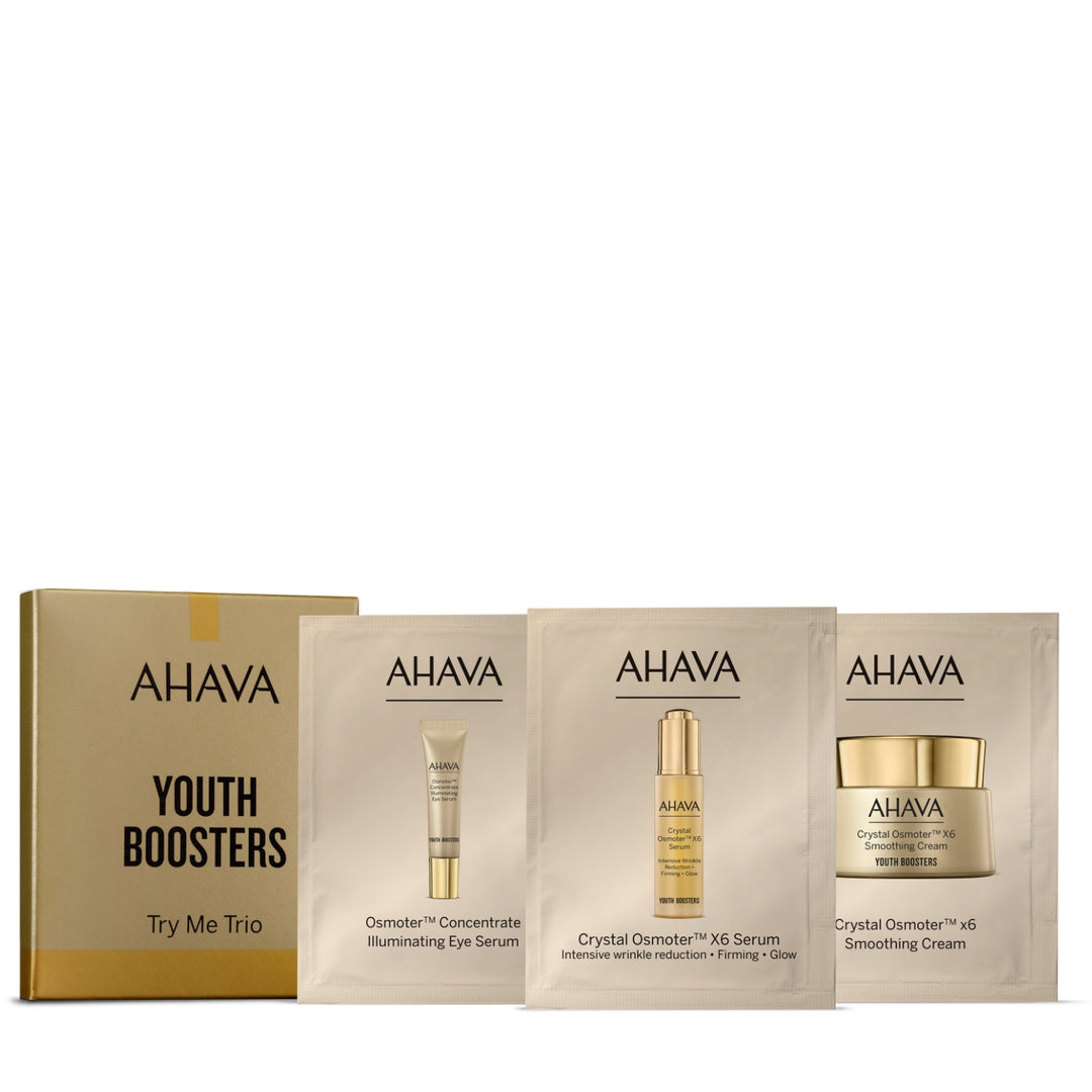 AHAVA YOUTH BOOSTERS TRY ME TRIO mėginėlių rinkinys