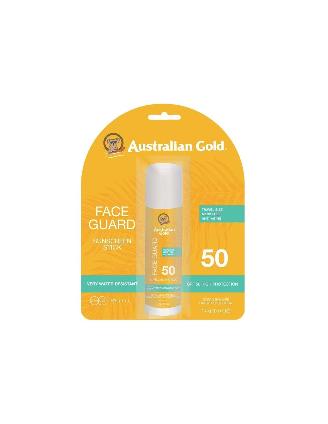 Australian Gold apsaugos nuo saulės veido pieštukas SPF50, 14 g - NudeMoon