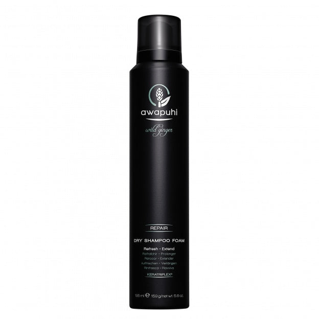 AWAPUHI sausas putų pavidalo šampūnas DRY SHAMPOO FOAM, 195 ml