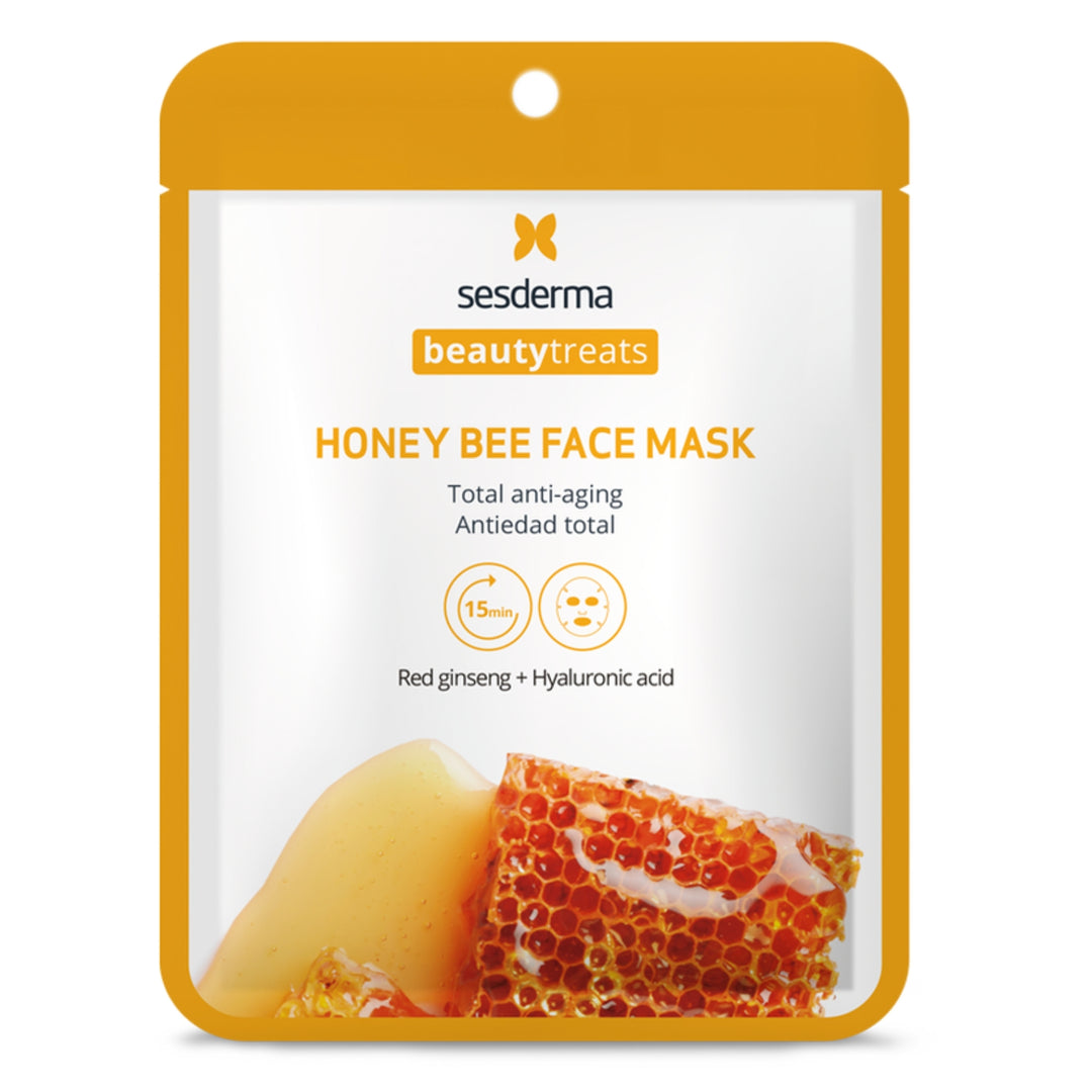 SESDERMA BEAUTY TREATS HONEY BEE veido kaukė, 1 vnt