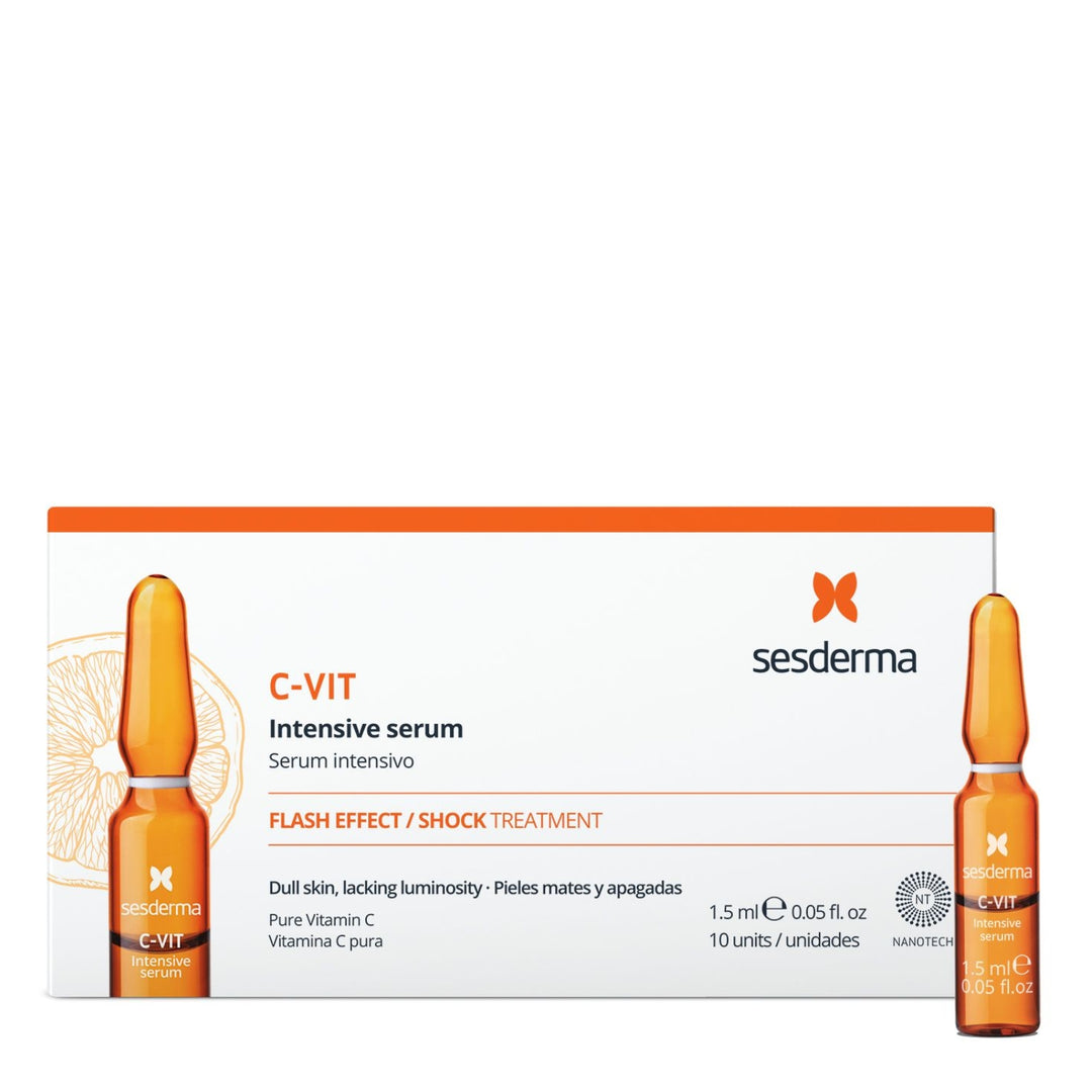 SESDERMA C-VIT intensyvaus serumo skaistinančios ampulės, 10x1,5 ml