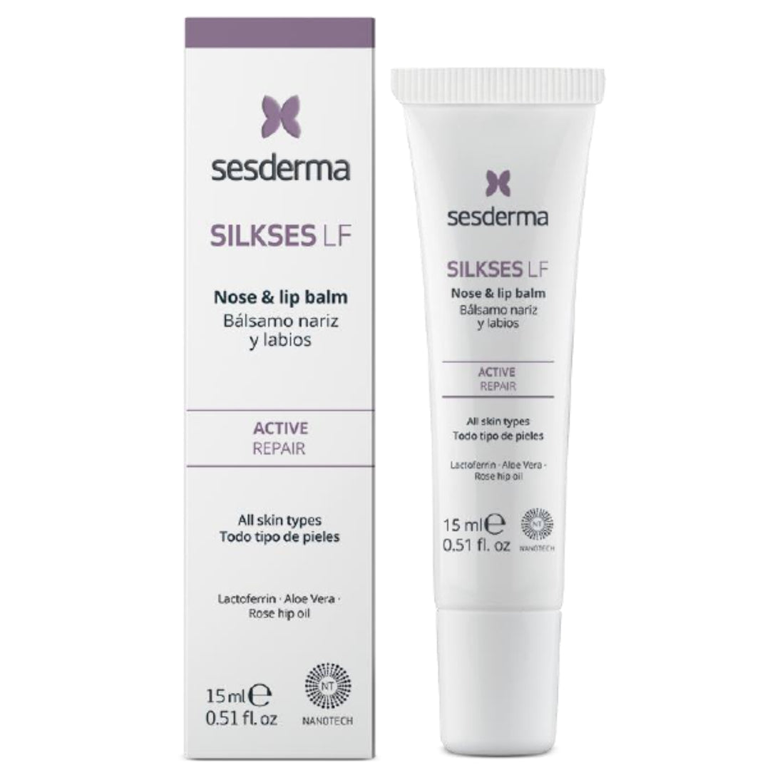 SESDERMA SILKSES LF nosies ir lūpų balzamas, 15 ml