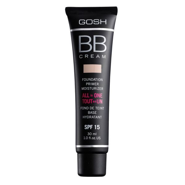 GOSH Copenhagen BB kremas su SPF15, įv. spalvų, 30 ml - NudeMoon