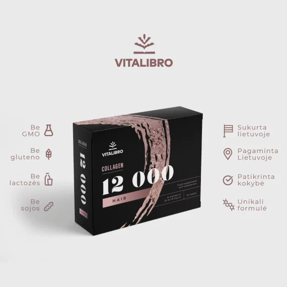 Vitalibro Collagen 12 000 Hair - NudeMoon