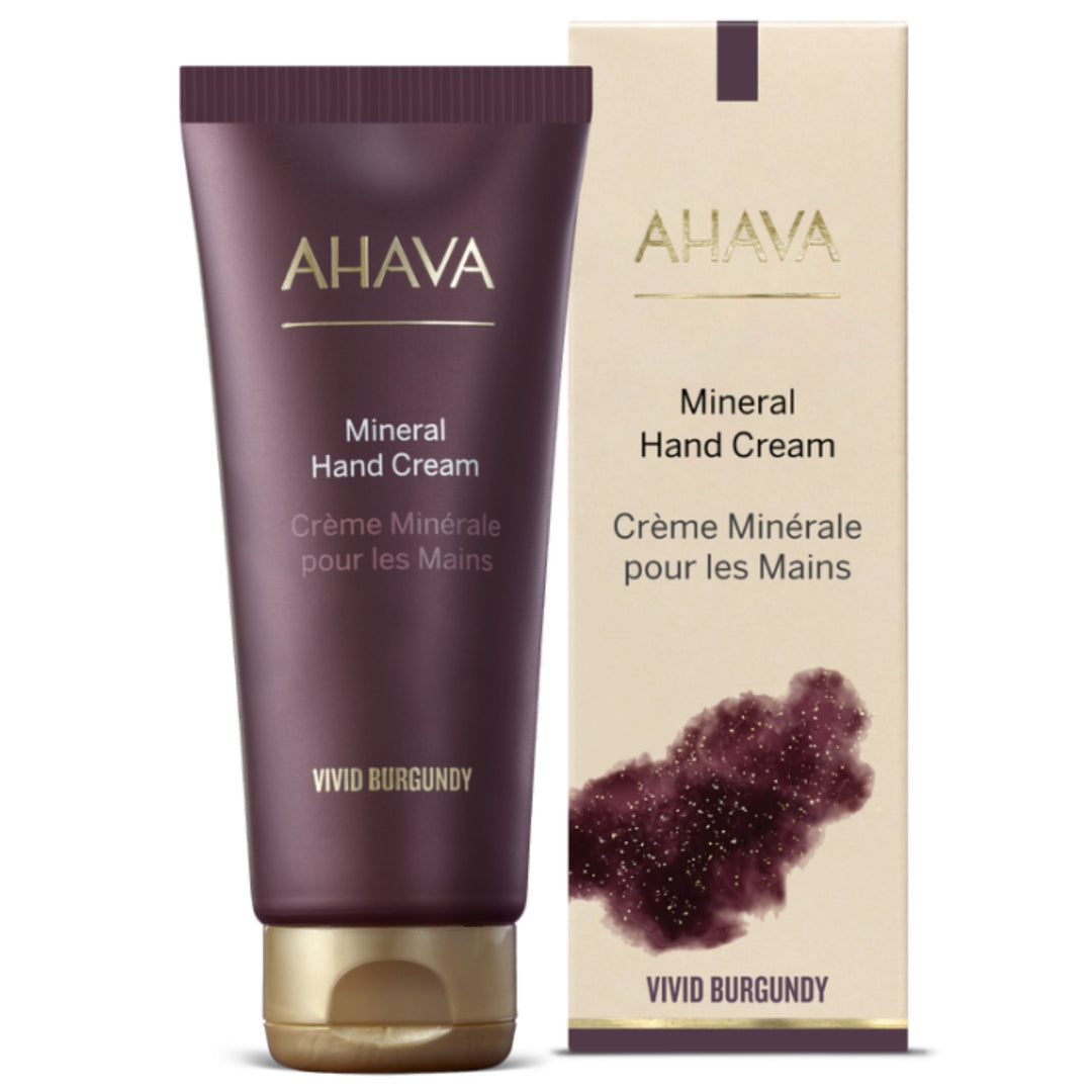 AHAVA MINERAL rankų kremas VIVID BURGUNDY, 100 ml