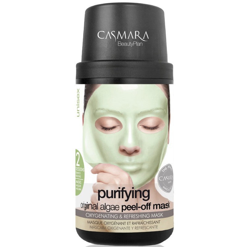 Casmara Purifying Algae Peel Off Mask Kit – alginatinė veido kaukė, valanti veido odą, 2 kartams - NudeMoon