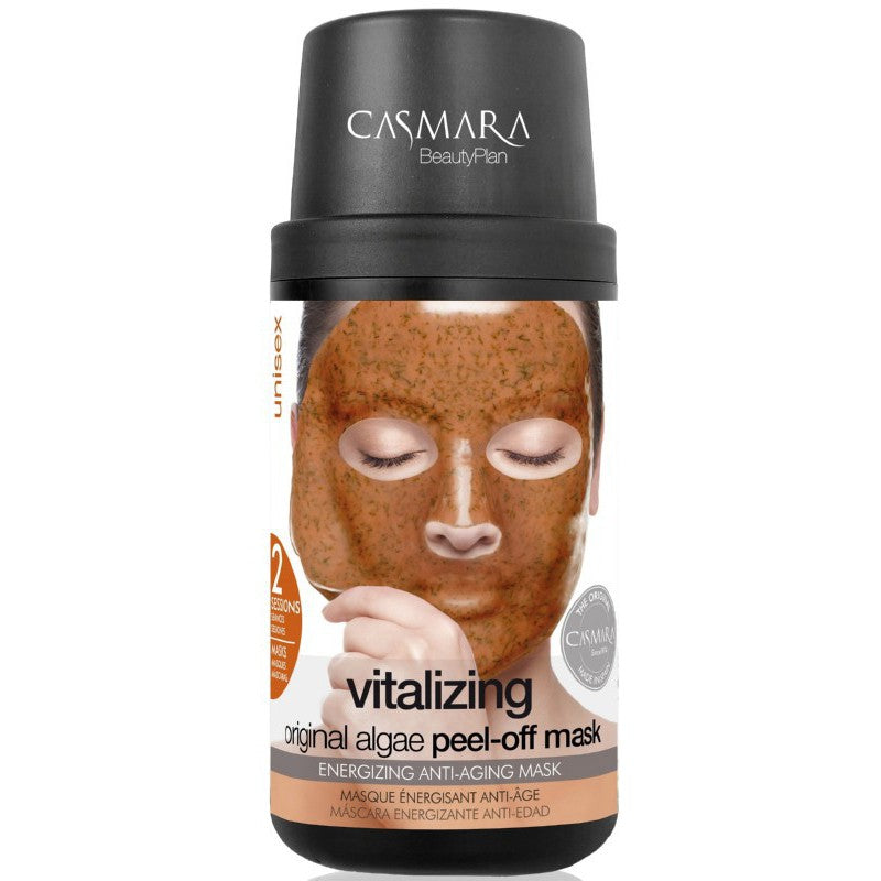 Casmara Vitalizing Algea Peel Off Mask Kit – alginatinė veido kaukė, skaistinanti veido odą, stabdanti odos senėjimo procesus, 2 kartams - NudeMoon