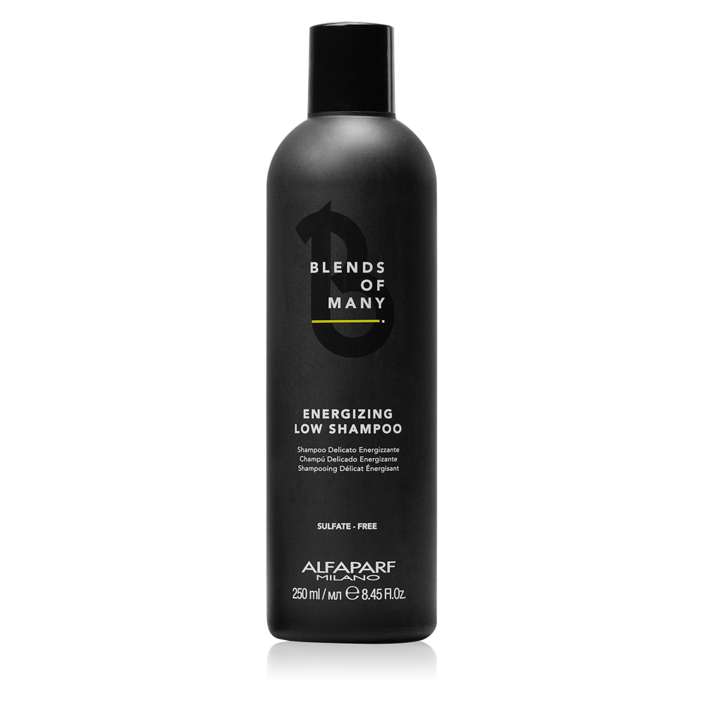 AlfaParf Milano Blends Of Many Energizing Low plaukus stiprinantis šampūnas vyrams, 250ml - NudeMoon