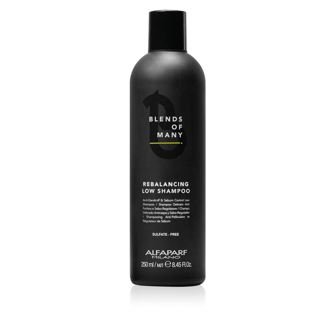 AlfaParf Milano Blends Of Many Rebalancing Low šampūnas riebiai ir pleiskanojančiai galvos odai vyrams, 250ml - NudeMoon