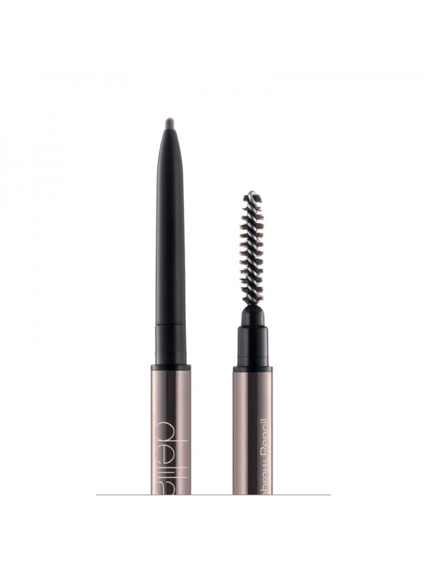 delilah BROW LINE išsukamas antakių pieštukas su šepetėliu, "Ash", 0,08 g. - NudeMoon