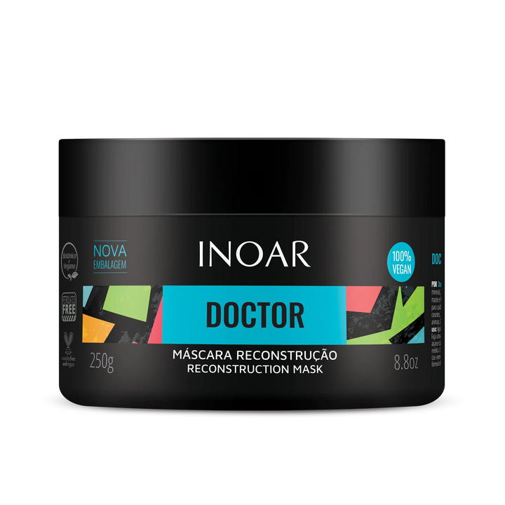 INOAR Doctor Reconstruction atkurianti kaukė, 250 g - NudeMoon