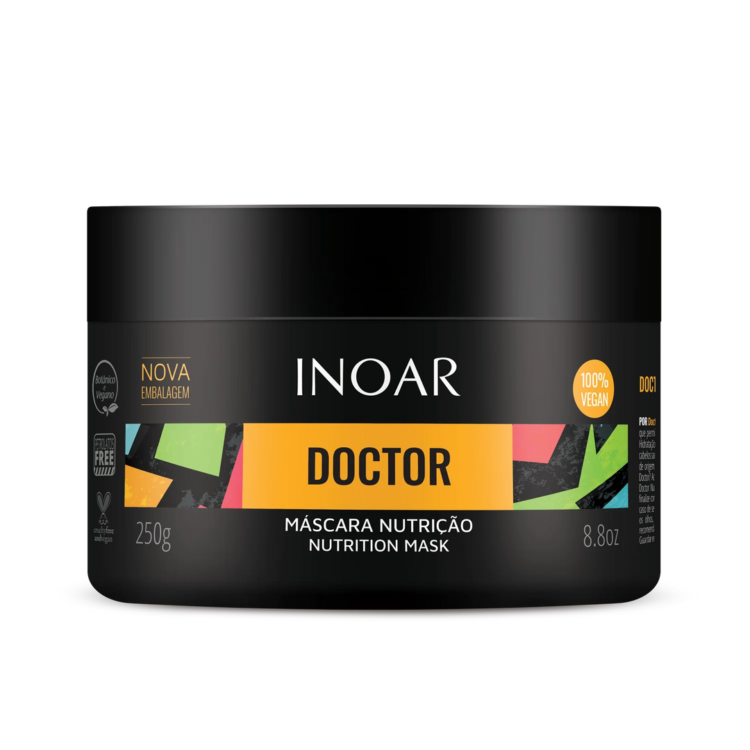 INOAR Doctor Nutrition maitinanti kaukė, 250 g - NudeMoon
