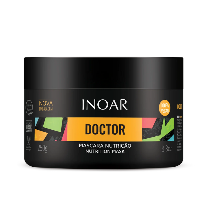 INOAR Doctor Nutrition maitinanti kaukė, 250 g - NudeMoon