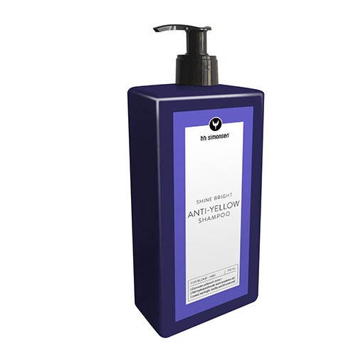 HH Simonsen šampūnas šviesintiems plaukams (pilkinantis), 250 ml/ 700 ml - NudeMoon