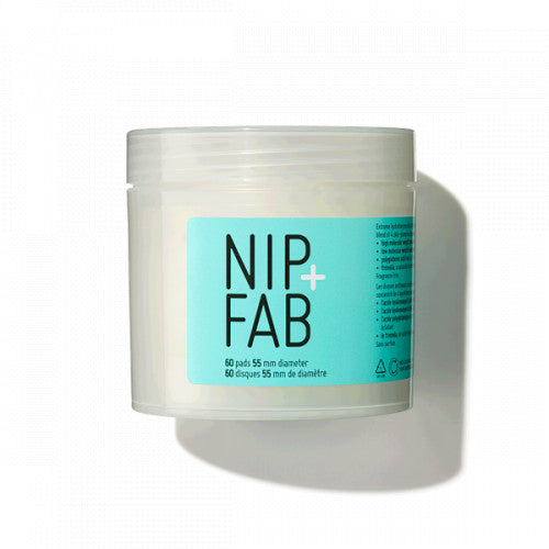 NIP + FAB valomieji padeliai su miceliniu vandeniu Hyaluronic Fix Extreme4 Micellar Cleansing Pads, 60 vnt - NudeMoon