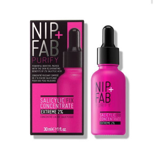 NIP + FAB veido serumas Salicylic Fix Extreme 2 %, 50 ml - NudeMoon