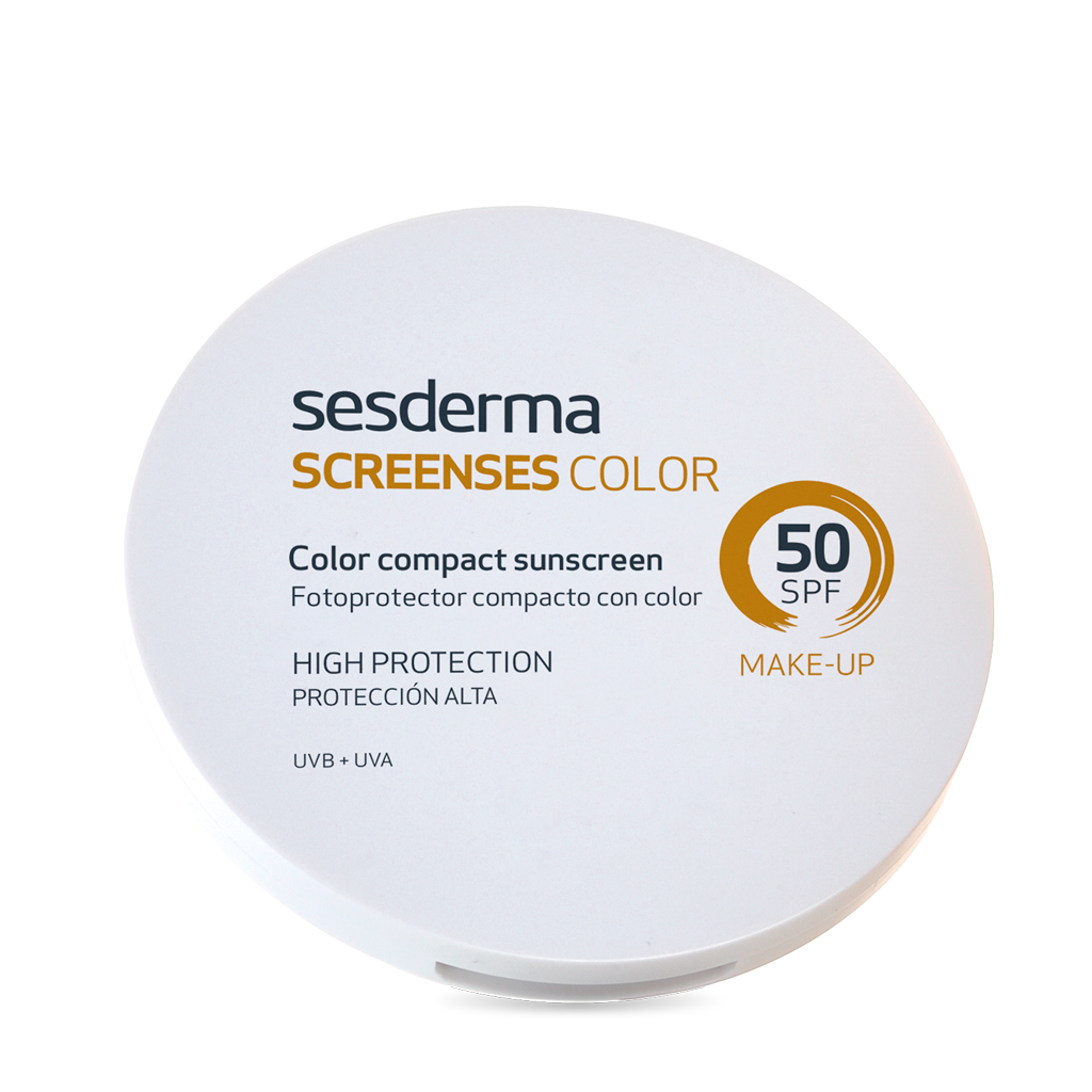 SESDERMA SCREENSES SPF50 kompaktinė pudra (šviesi), 10 g