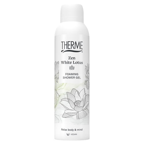 THERME ZEN WHITE LOTUS dušo putos, 200 ml