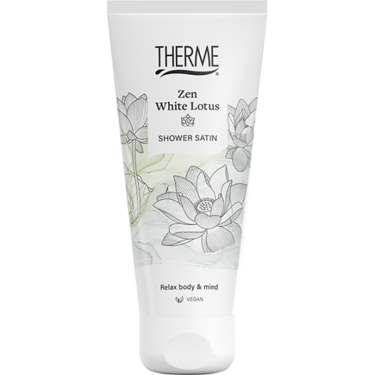 THERME ZEN WHITE LOTUS kūno prausiklis, 200 ml - NudeMoon