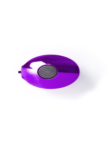 WetBrush POP&GO METALLIC kelioninis plaukų šepetys, violetinis - NudeMoon