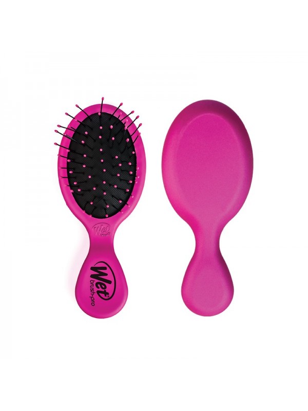 WetBrush Pro Mini Detangler mažas ovalus plaukų šepetys, tinkantis vaikams, violetinis - NudeMoon